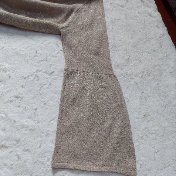 Calvin Klein Metallic Bell Sleeve Sweater - Picture 9 of 9